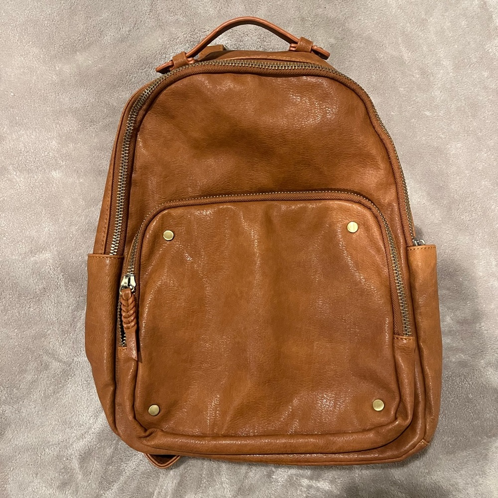 Vegan Leather Backpack